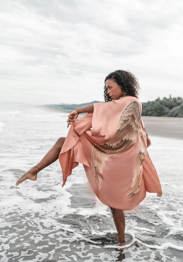 Elegant Seaside Kimono eebf