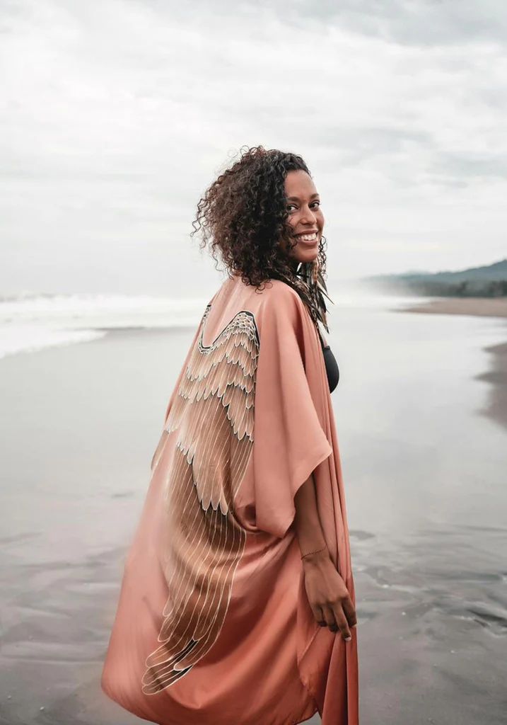 Elegant Seaside Kimono eebf