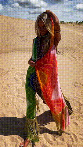 Bohemian Vacation Tassel Kimono